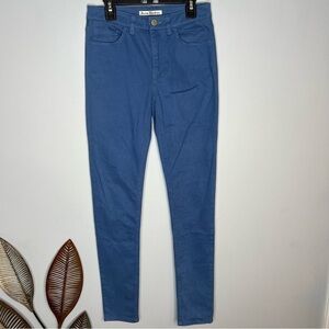C28 RARE Acne Studios Skin 5 Co Str Skinny Jeans Blue Y2K